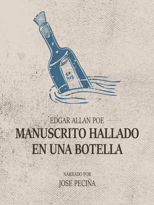 cover image of Manuscrito Hallado En Una Botella